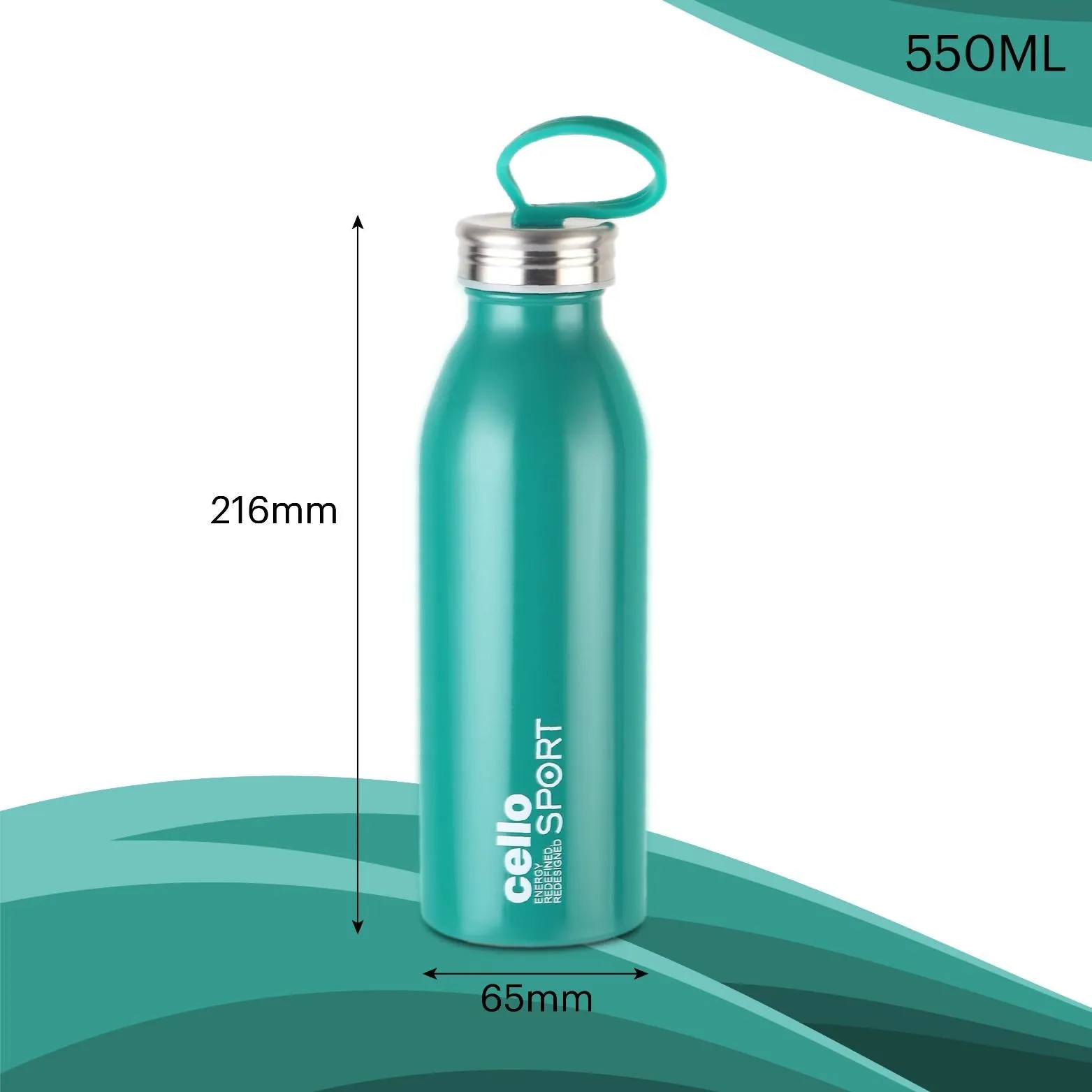 Nios Flask, Vacusteel Water Bottle, 500ml