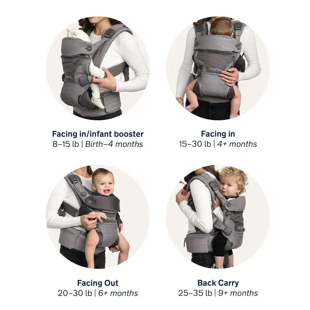 Nuna Cudl Softened Baby Carrier - Thunder