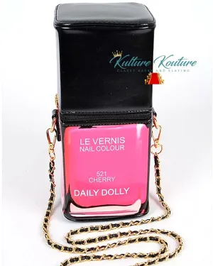 Pink Nail Polish Purse