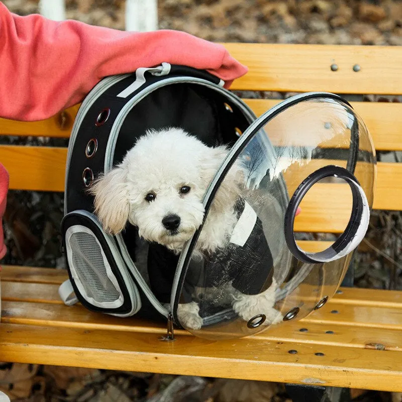 Portable Transparent Space Capsule Carrier Bag