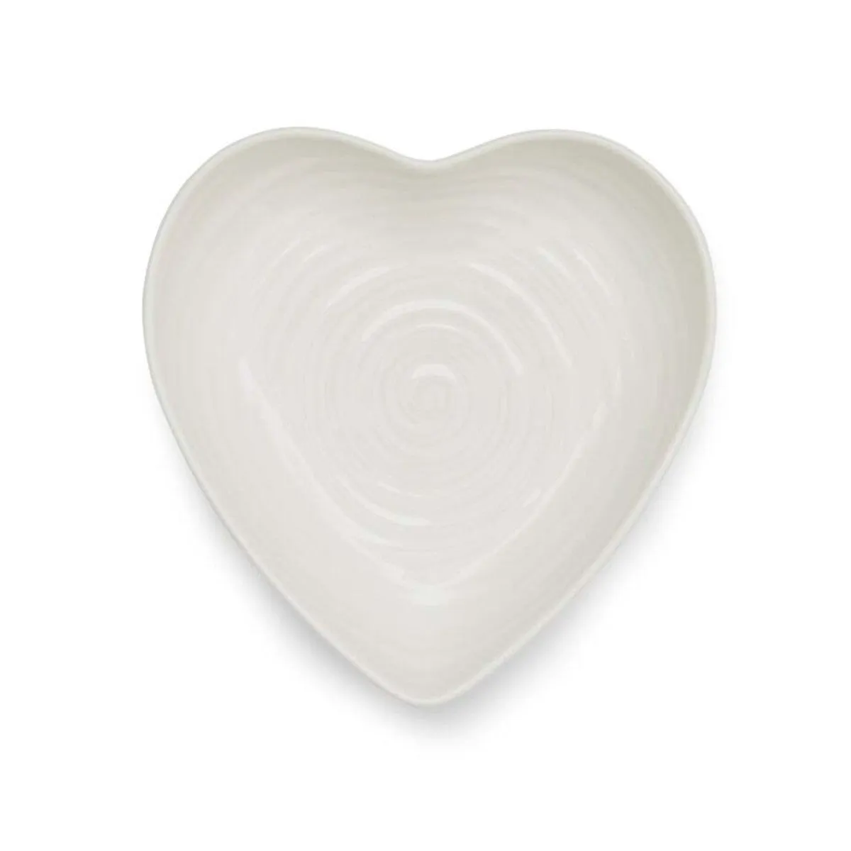 Portmeirion Sophie Conran Heart Bowl White 15cm