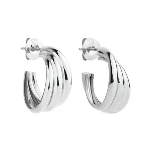 RIPPLE HOOP EARRINGS