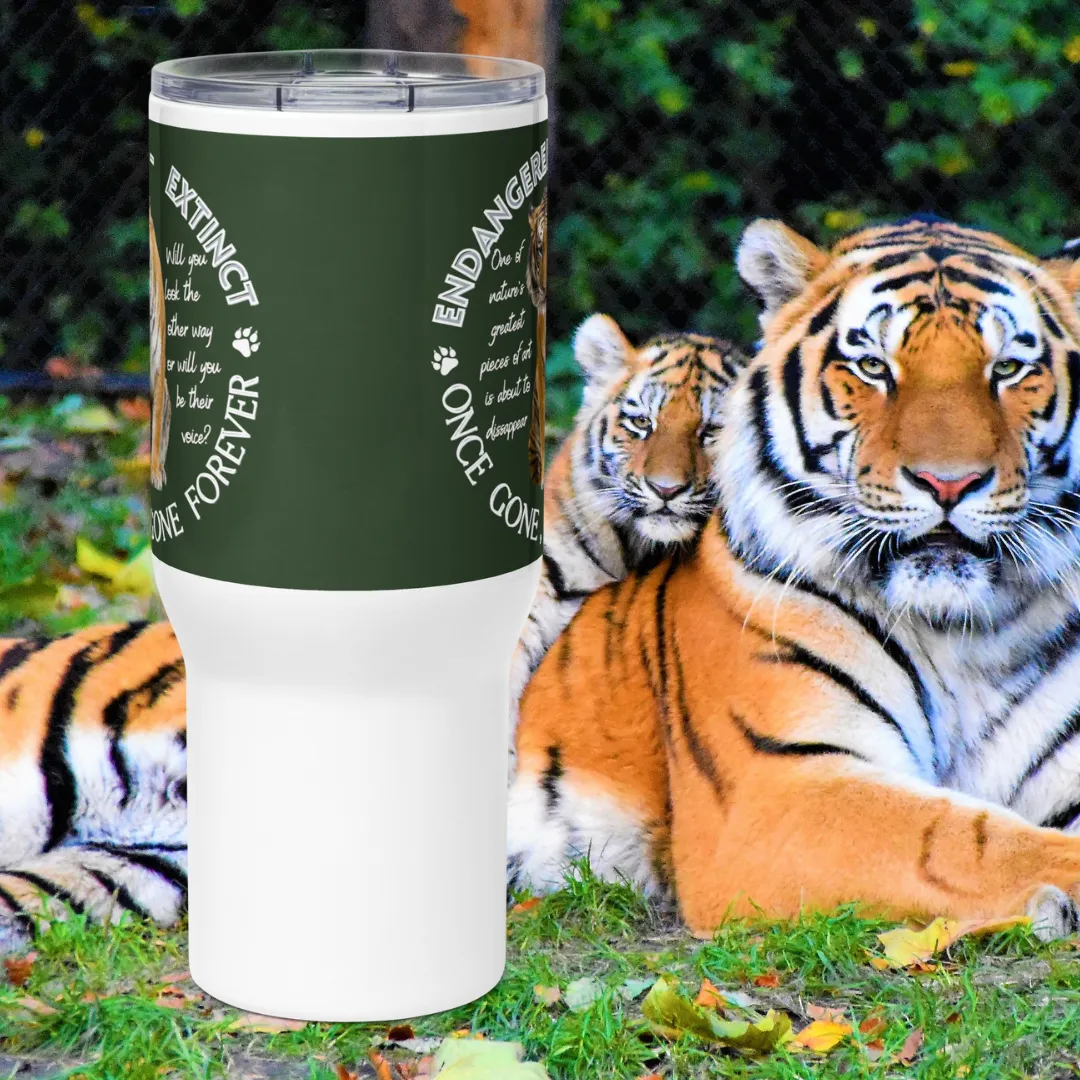 Save the Tigers, Travel mug with handle