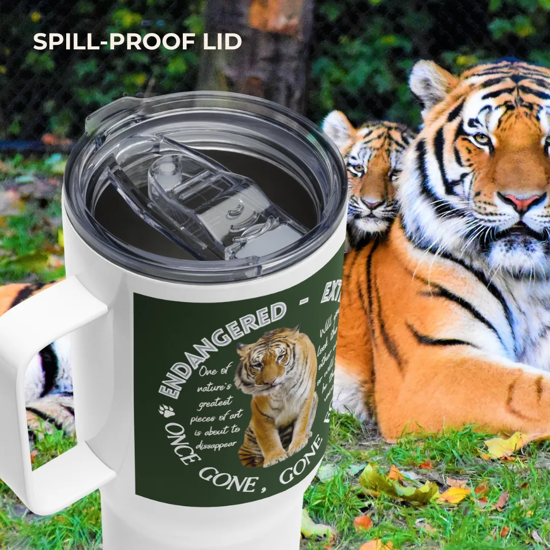 Save the Tigers, Travel mug with handle