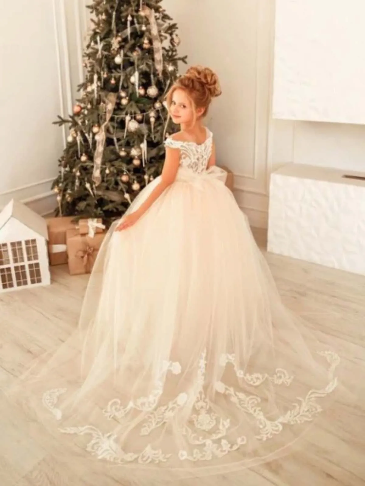 She's Royalty Cold Shoulder Lacey Special Occasion Gown