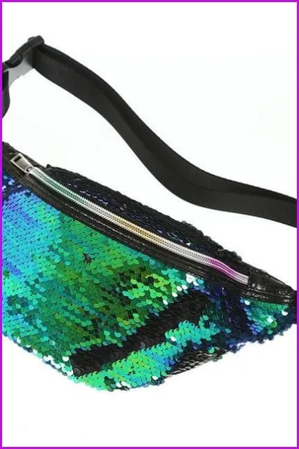 Shiny Sequins Fanny Packs Waist Bags F1373