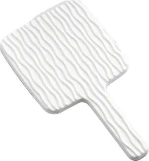 Small Hand Mirror - White Ripple