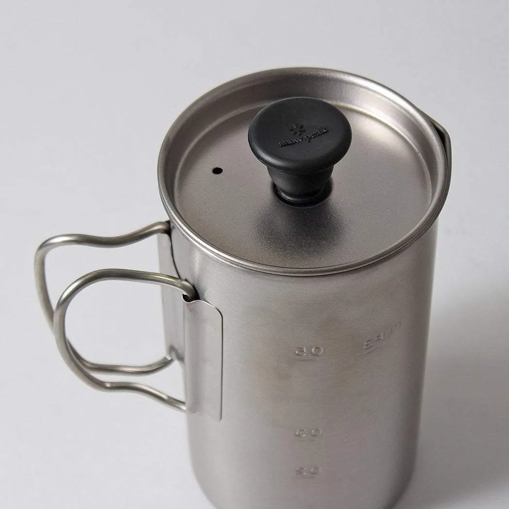 Snow Peak Titanium French Coffee Press