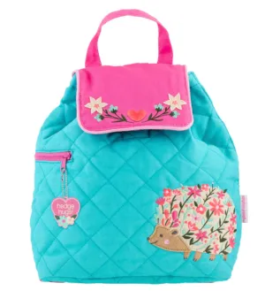 Stephen Joseph Quilted Backpack in Hedgehog