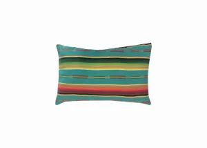 Sundance Serape Rectangular Home Pillow- Teal