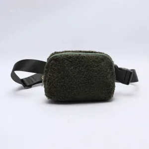 Teddy Waist Bag - Dark Green