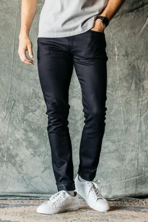 The Needle Skinny - Indigo Black Raw 10.5oz Selvedge