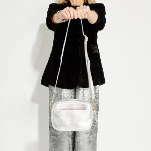 Vegan Metallic Silver Disco Bag