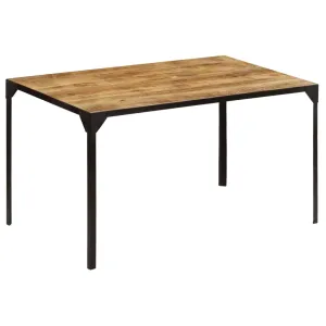 vidaXL Dining Table 140x80x76 cm Solid Mango Wood