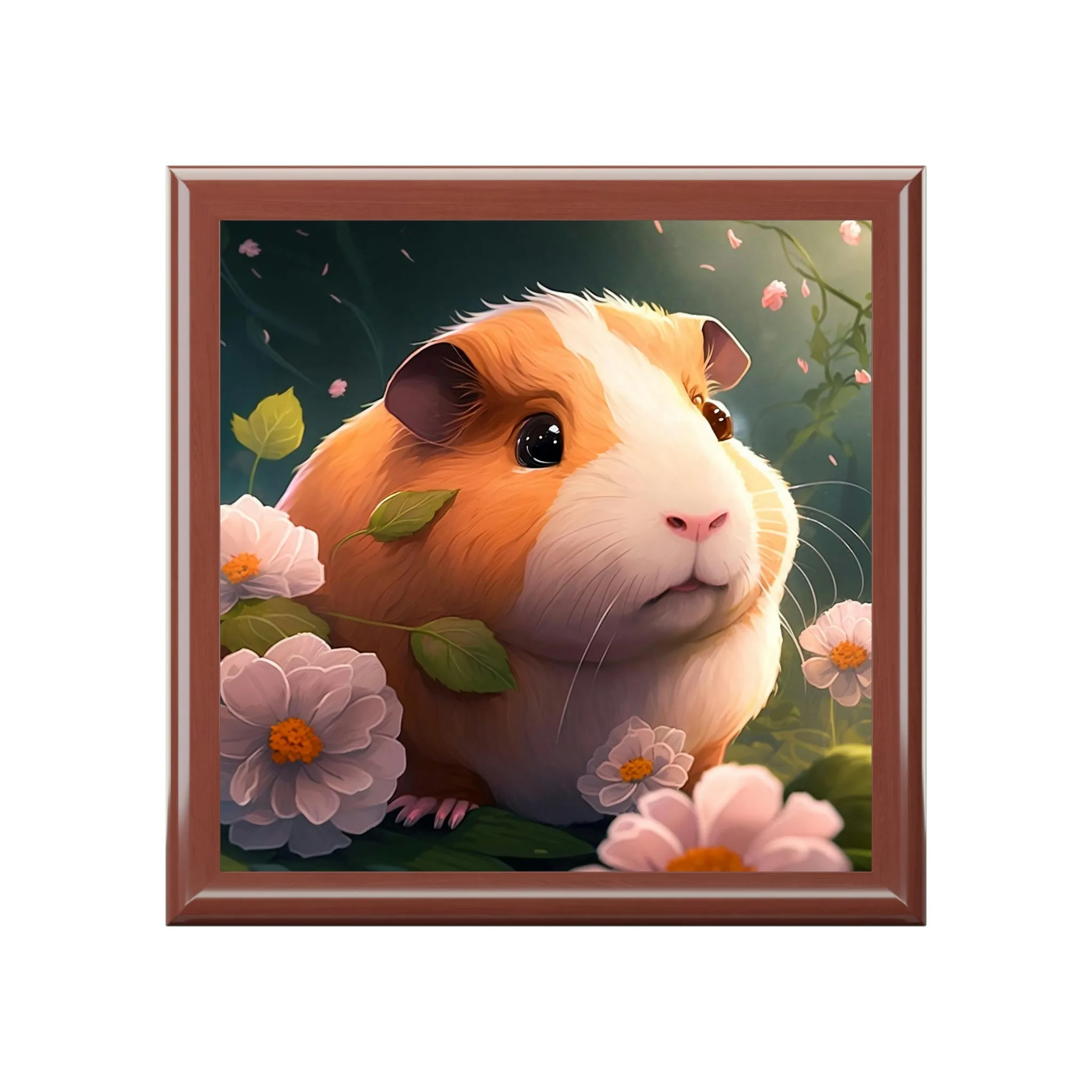 Whimsical Guinea Pig Jewelry Box