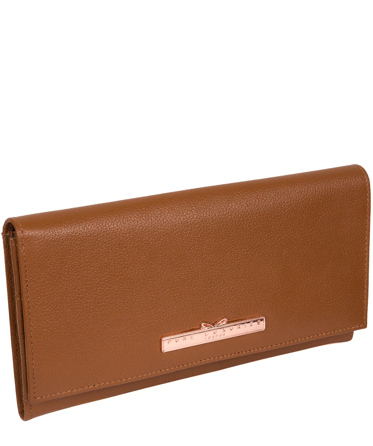 'Wren' Tan Leather Purse